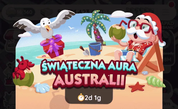 Wydarzenie Monopoly Go W Swiateczna Aura Australii (lista nagród)